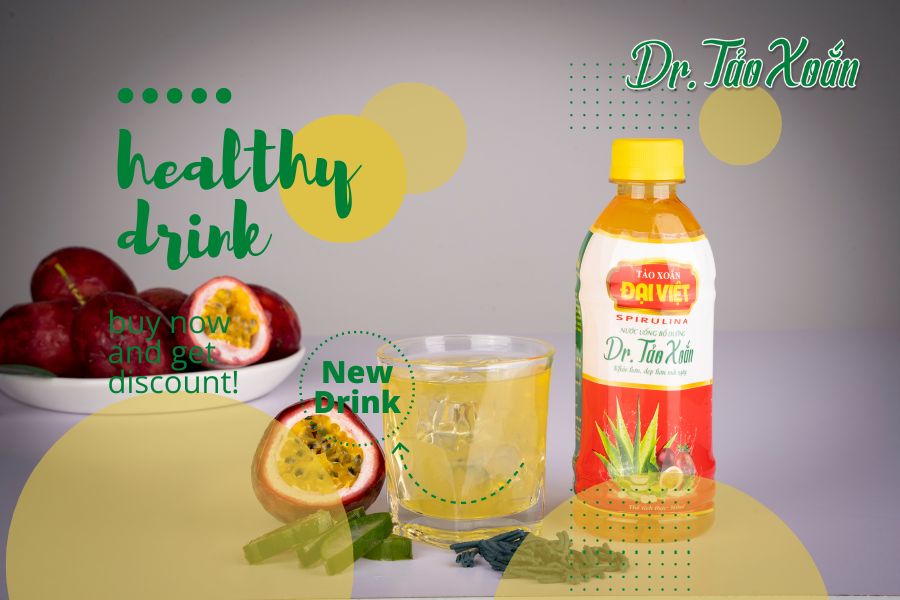 Dr. Tảo Xoắn nước uống bổ dưỡng tăng cường sức khỏe ổn định mỗi ngày